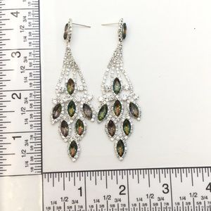 Jewelry - Mystic Topaz Crystal Chandelier Event Earrings Jewelry - Mystic Topaz Crystal Chandelier Event Earrings